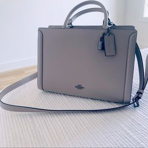 COACH - handbag - genuine - leather